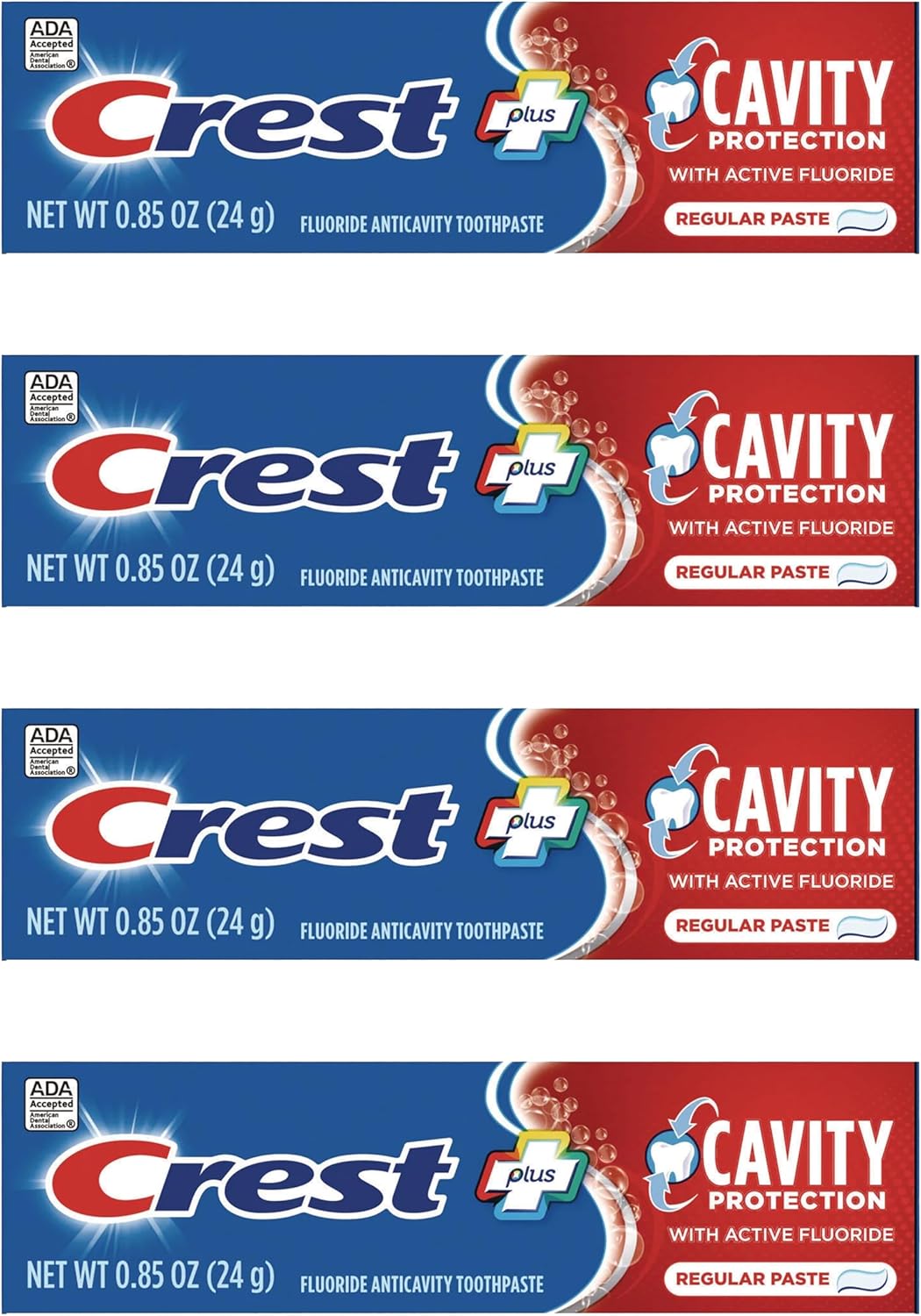 Crest_Cavity_Protection_Regular_Toothpaste,_Travel_Size_.85_oz._(24g)_-_Pack_of_4