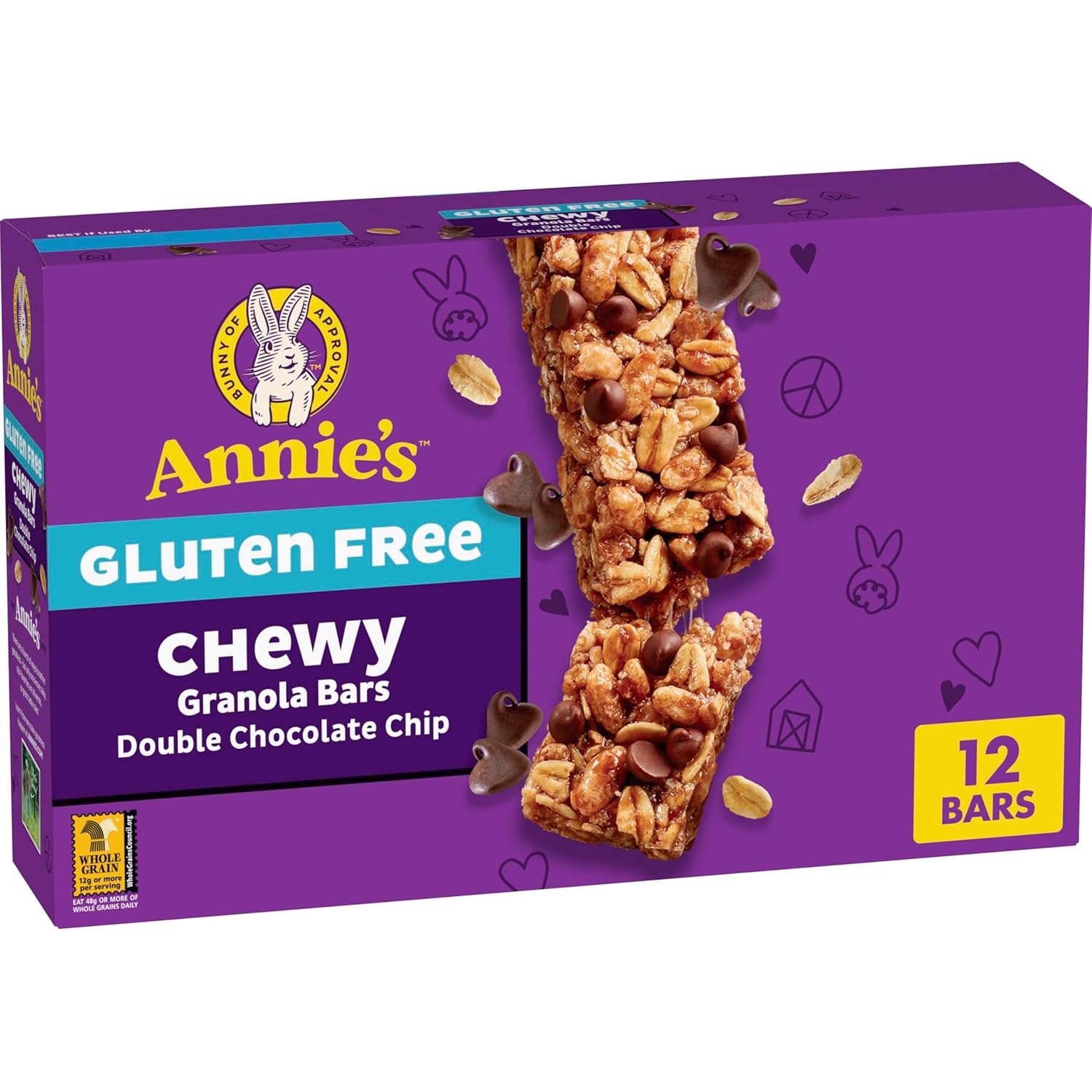 Annie's_Gluten_Free_Chewy_Granola_Bar,_Double_Chocolate_Chip,_11.76_oz,_12_Bars