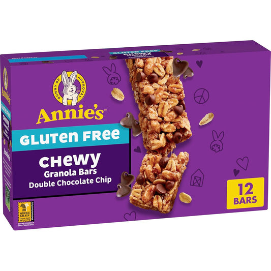 Annie's_Gluten_Free_Chewy_Granola_Bar,_Double_Chocolate_Chip,_11.76_oz,_12_Bars