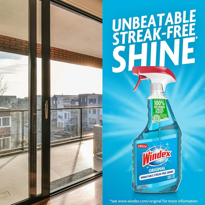 Windex_Glass_and_Window_Cleaner_Spray_Bottle,_Packaging_Designed_to_Prevent_Leakage_and_Breaking,_Surface_Cleaning_Spray,_Original_Blue_Scent,_23_Fl_Oz