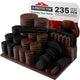 235 PCS Brown & Black