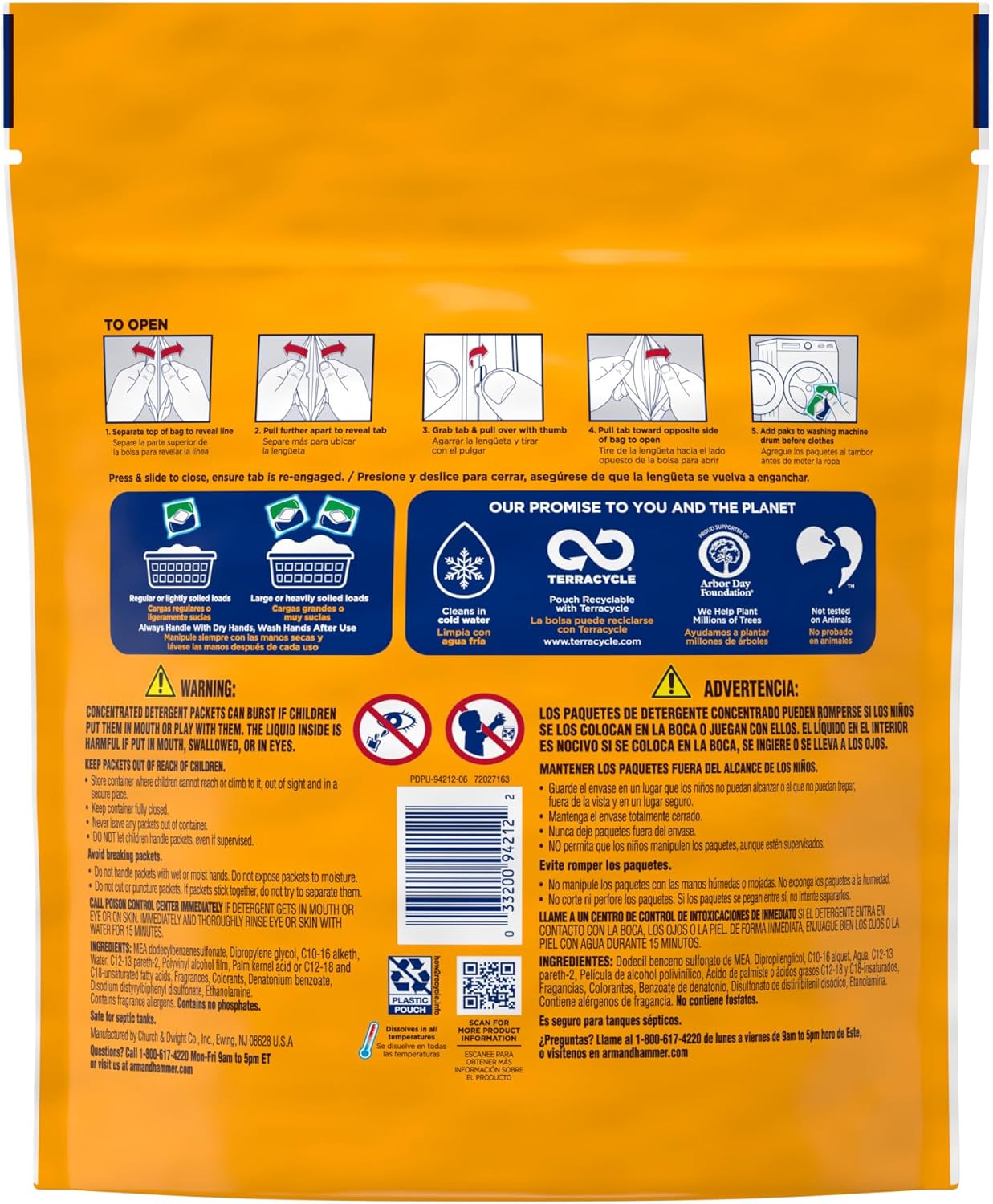 Arm_&_Hammer_Plus_OxiClean_5-in-1_Laundry_Detergent_Power_Paks,_42_Count_(Packaging_may_vary)