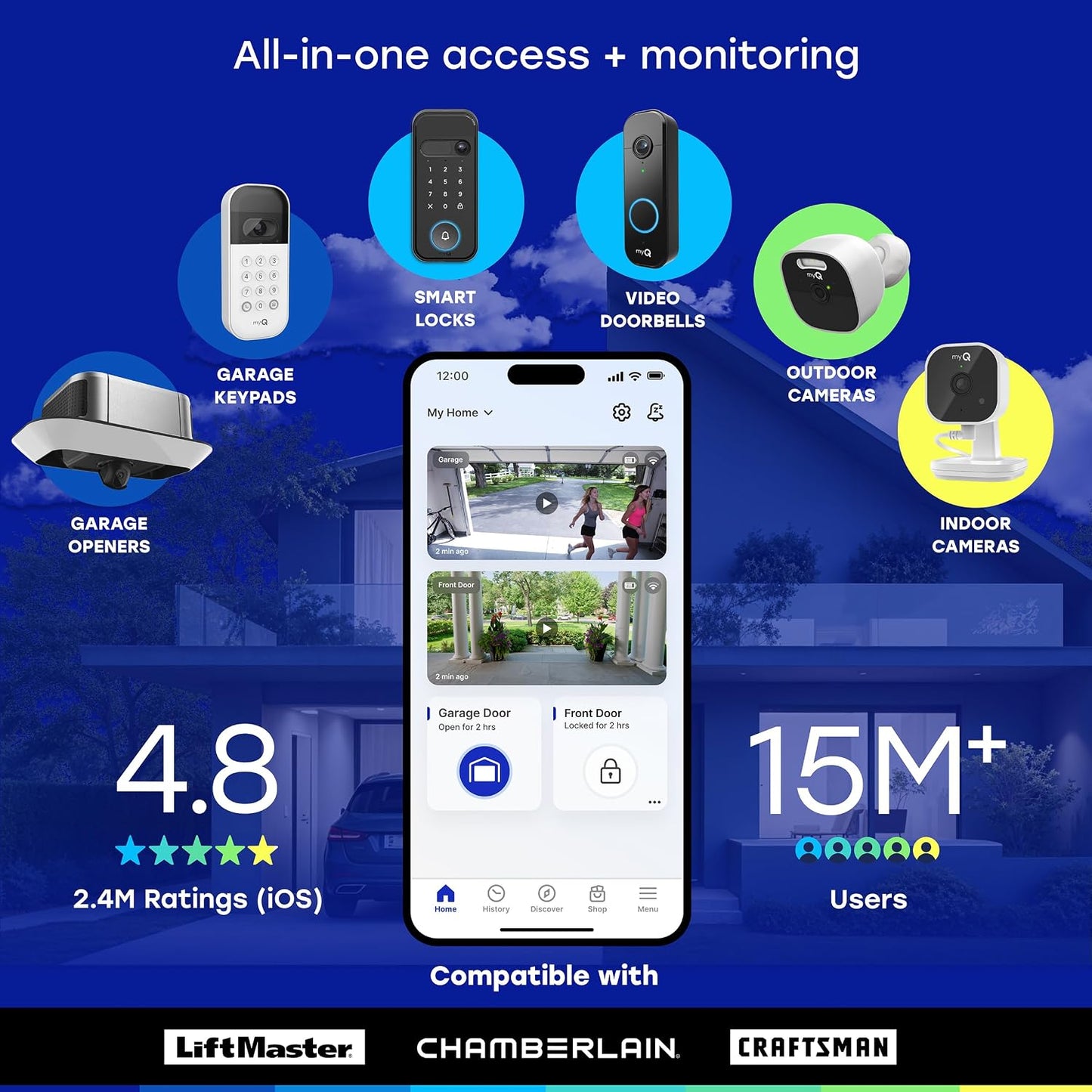 myQ_Smart_Garage_Door_Video_Keypad_with_Wide-Angle_Camera,Customizable_PIN_Codes,and_Smartphone_Control–Take_Charge_of_Your_Garage_Access_Works_with_Chamberlain,_LiftMaster_and_Craftsman_openers,White