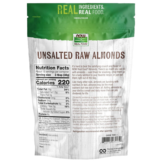 NOW_Foods,_Almonds,_Raw_and_Unsalted,_Source_of_Protein,_Grown_in_the_USA,_16-Ounce_(Packaging_May_Vary)