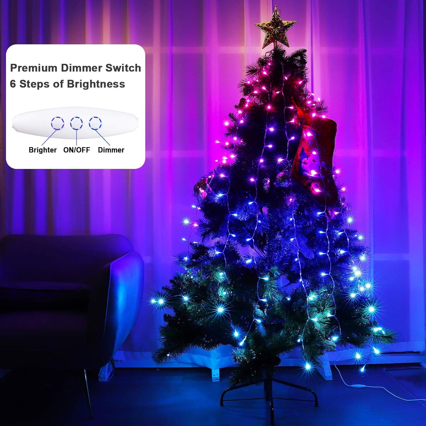 Pink_Purple_&_Blue_Ombre_Fairy_Curtain_Lights_with_Dimmer_Switch,_Ombre_Rainbow_LED_Icicle_String_Curtain_Lights_for_Girls_Room,_Bedroom,_Teen_Room,_Kids_Room,_Wedding,_Christmas_Gift,_Mermaid_Decor