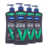 Vaseline Men's Healing Moisture Hand & Body Lotion For Dry or Cracked Skin Fast Absorbing Non-Greasy Lotion for Men 20.3 oz