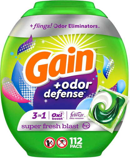 Gain_Flings_Laundry_Detergent_Pacs_with_Odor_Defense,_112_Count,_Super_Fresh_Blast_Scent,_HE_3in1_with_Febreze_and_Oxi