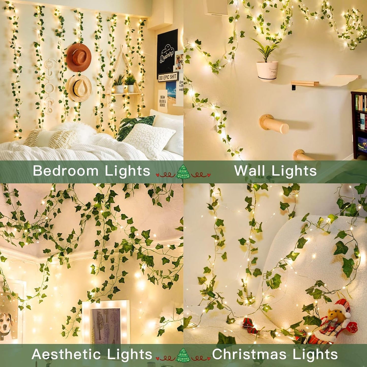 suddus_Vine_with_Fairy_Lights_Battery_Operated,_33ft_100_LED_Ivy_String_Lights_with_Remote,_Leaf_Lights_for_Bedroom,_Room,_Wall,_Garden,_Party,_Wedding_Decor_(Warm_White)