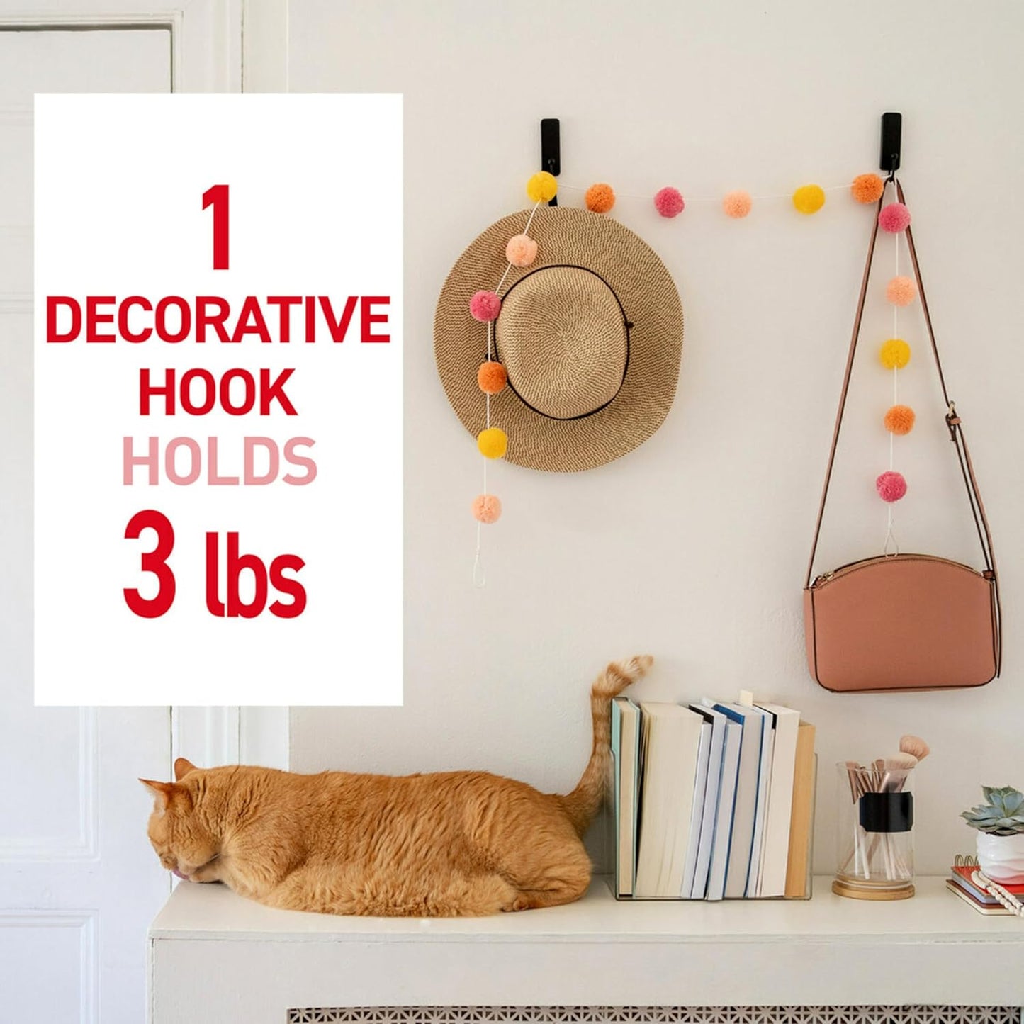 Command_Medium_Matte_Black_Wall_Hook,_2_Coat_Hooks_and_4_Strips,_Damage-Free_Hanging_with_Adhesive,_No_Tools_Great_for_Hanging_Home_Decor,_Holds_up_to_3_lb