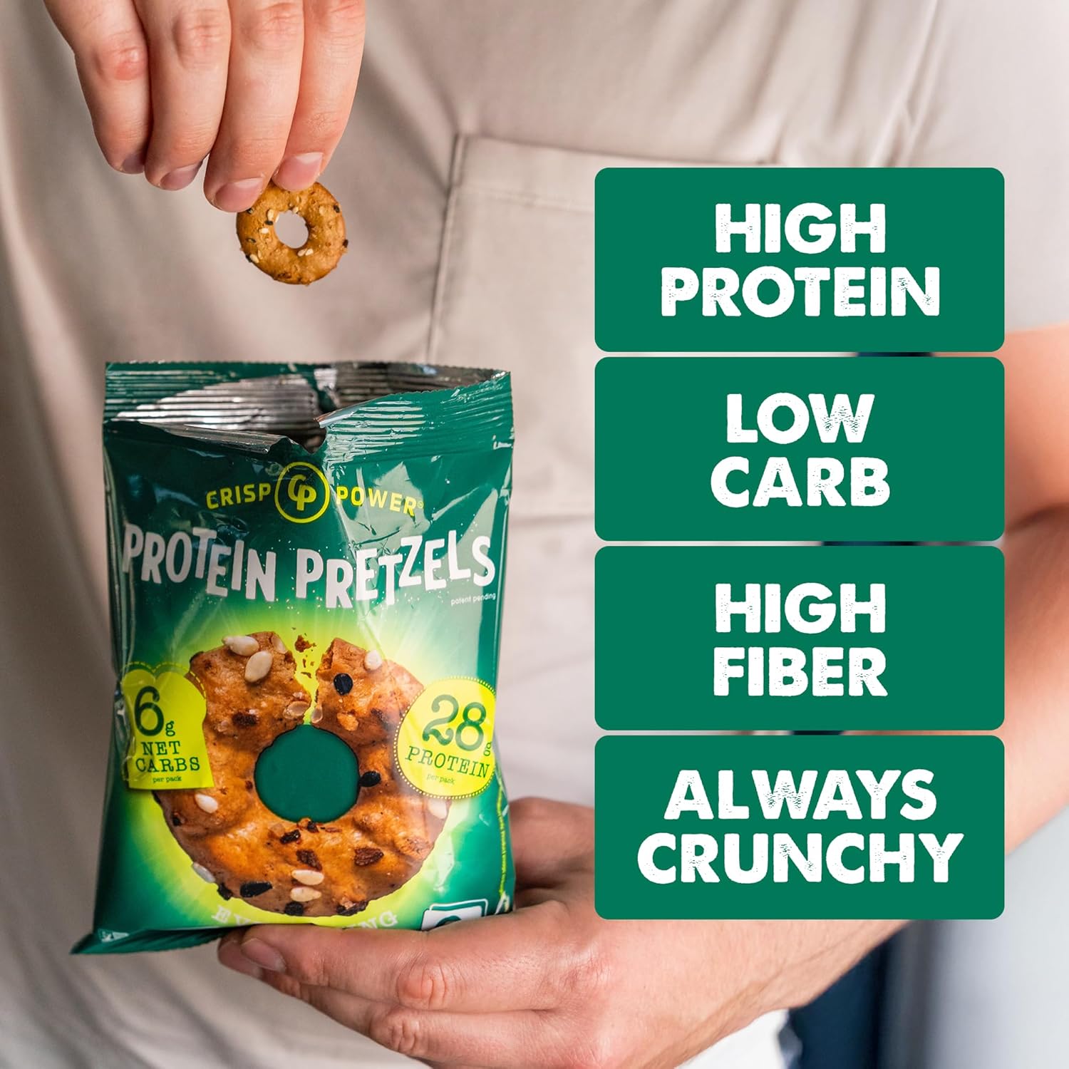 CRISP_POWER_Protein_Pretzels,_Variety_Pack_With_Sea_Salt,_Sesame,_&_Everything,_Up_To_28G_Protein,_High_Protein_Snack,_High_Fiber,_Low_Carb_Crunchy_Pretzel_Snacks,_No_Added_Sugar,_1.75_oz_Bags,_6_Pack,_Vegan,_Keto