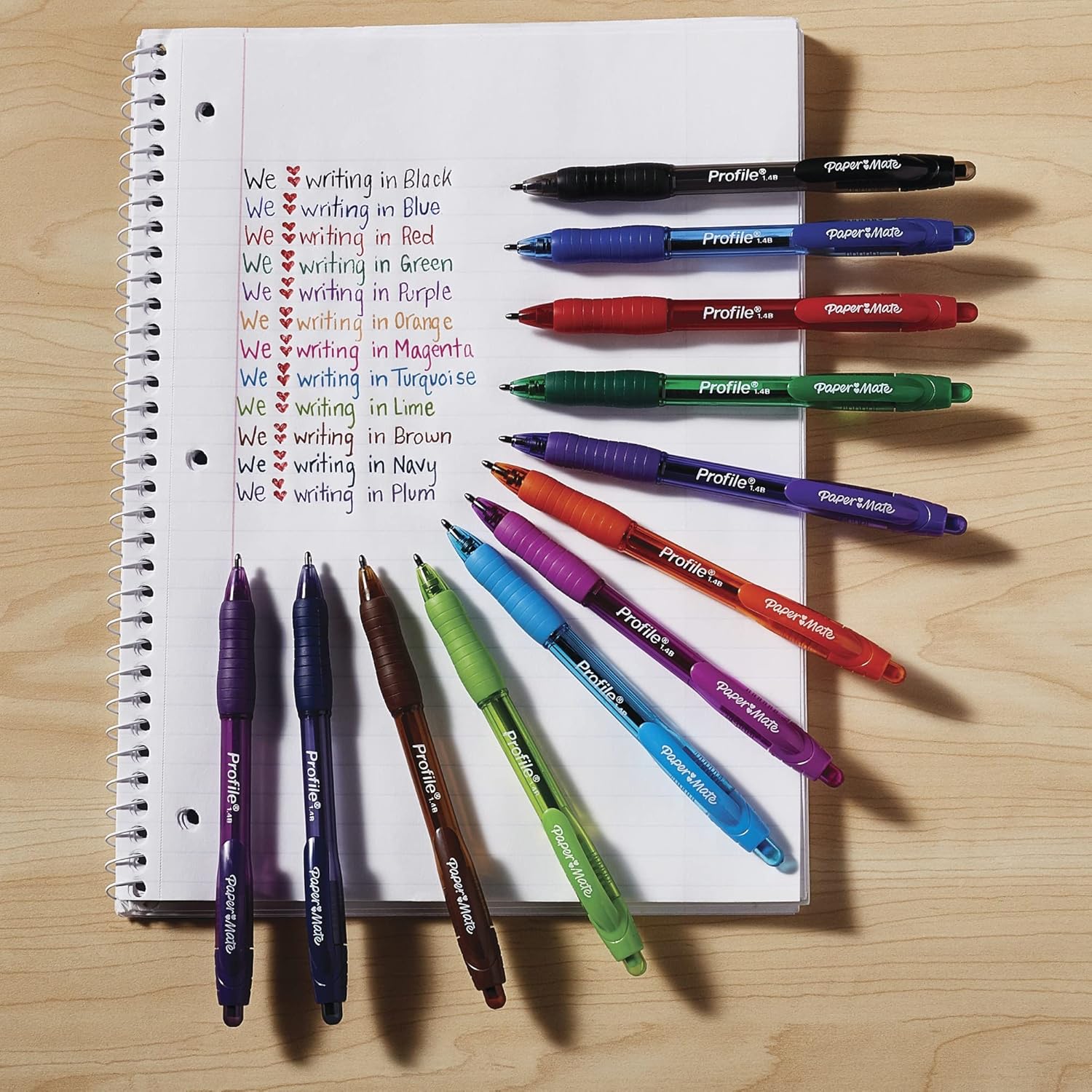Paper_Mate_Profile_Retractable_Ballpoint_Pens,_Bold_Point_(1.4mm),_Blue,_12_Count