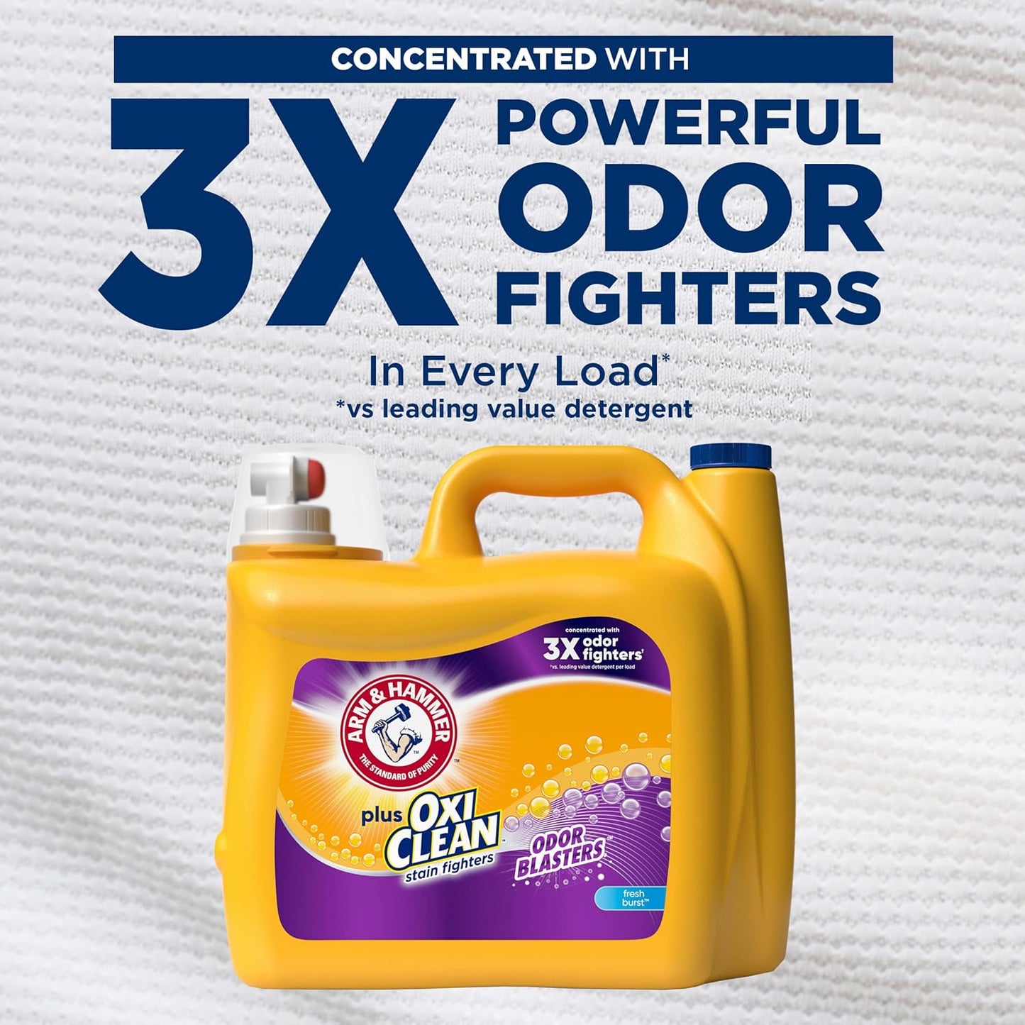 ARM_&_HAMMER_Plus_OxiClean_Odor_Blasters_Fresh_Burst,_128_Loads_Liquid_Laundry_Detergent,_166.5_Fl_oz