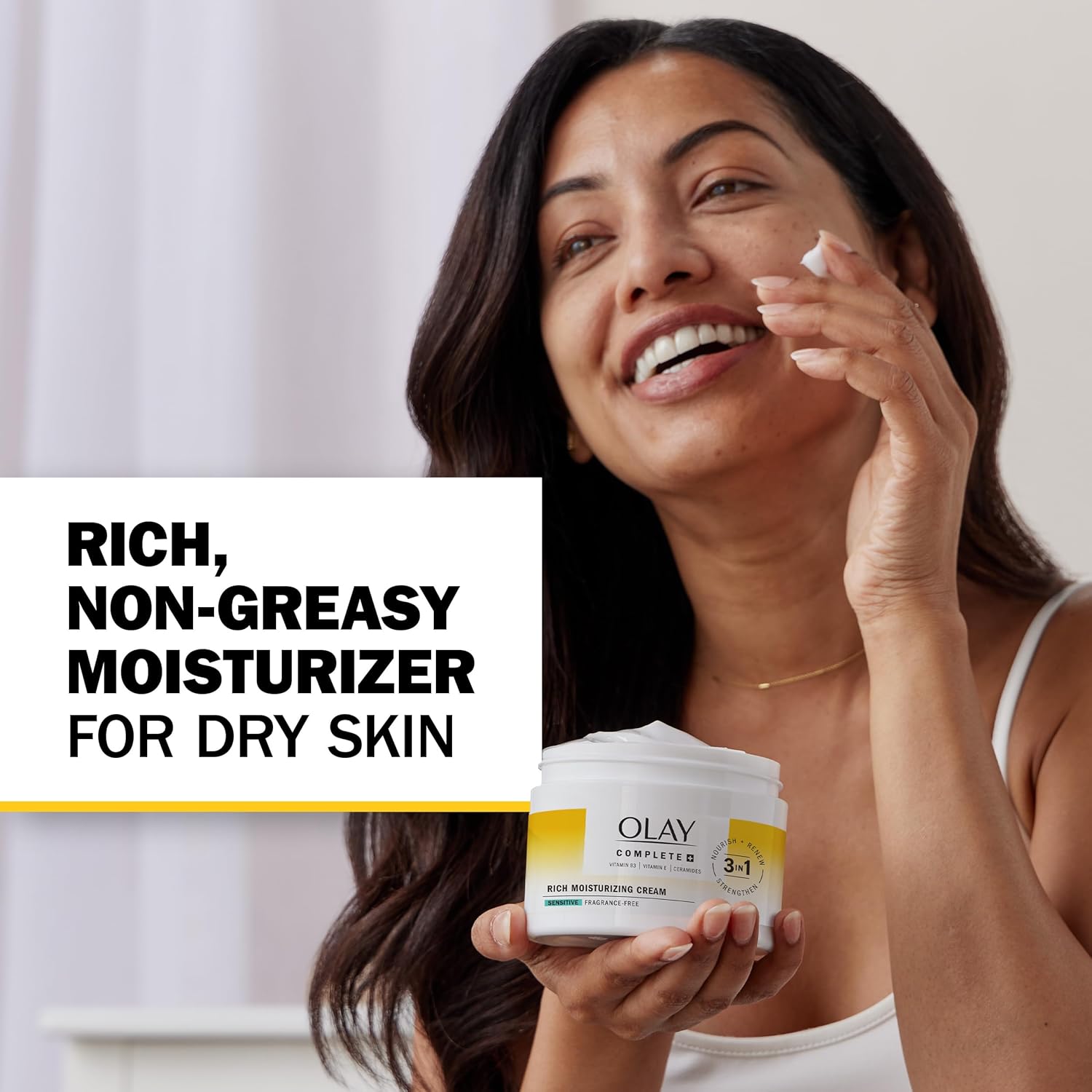 Olay_Face_Moisturizer,_Complete+_Rich_Moisturizing_Cream_-_Fragrance-Free,_Gentle_for_Dry_&_Sensitive_Skin,_3-in-1_Hydrating_to_Strengthen,_Nourish,_Renew_-_Niacinamide,_Vitamin_E,_&_Ceramides,_8.5_oz