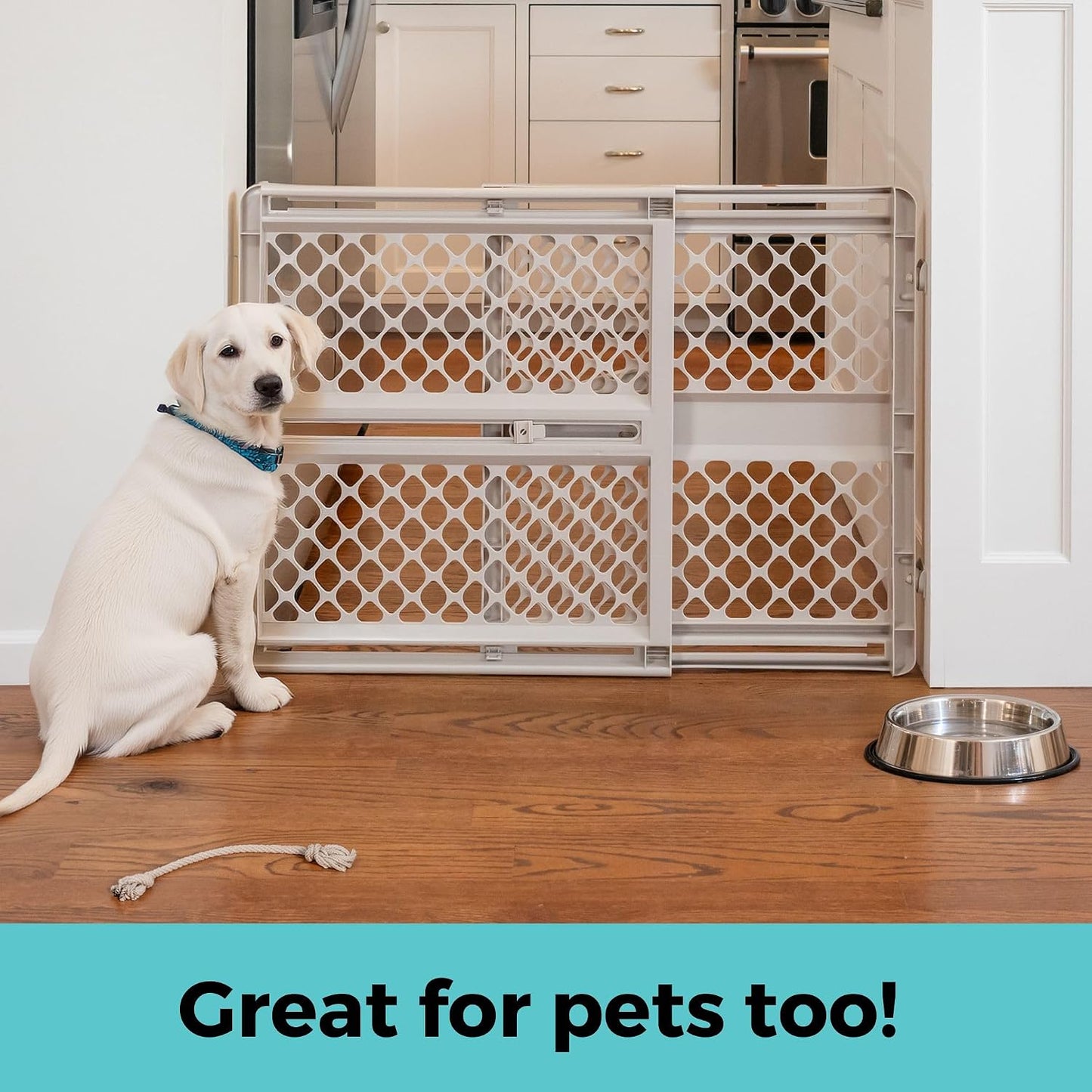 Toddleroo_by_North_States_-_Supergate_Ergo_Baby_Gate:_Plastic_Baby_Gate_for_Stairs_&_Doorways_-_Adjustable_Indoor_Safety_Gate_-_Made_in_USA_-_26_to_42_Inches_Wide_-_26_Inches_Tall_-_Sand
