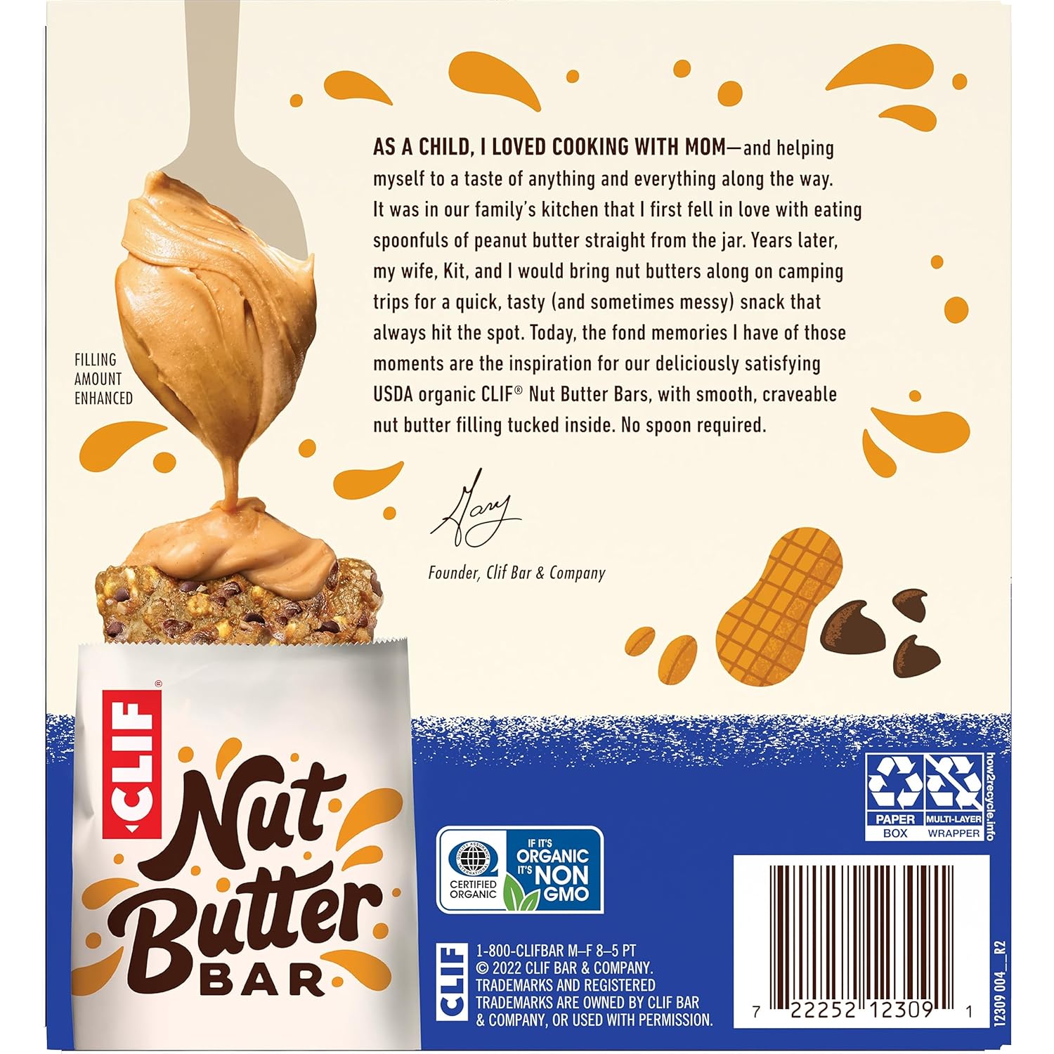 CLIF_Nut_Butter_Bar_-_Chocolate_Chip_&_Peanut_Butter_-_Filled_Energy_Bars_-_Non-GMO_-_USDA_Organic_-_Plant-Based_-_Low_Glycemic_-_1.76_oz._(5_Pack)