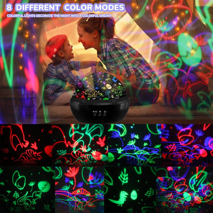 MINGKIDS_Night_Light_for_Kids,2_in_1_Rotating_Projector_Lamp_with_Dino&Vehicles_Theme,2_Ways_to_Charge,Baby_Night_Light_Ceiling_Projector_for_Bedroom_Kids_Room_Decor