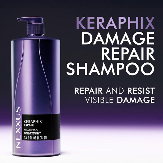 Nexxus_KERAPHIX_Shampoo_&_Conditioner_2_Pack_for_Damaged_Hair_Repair_Powered_by_KRT_Keratin_Resistance_Therapy_with_Liquid_Crystal_Amino_Acids_33.8_Fl_Oz