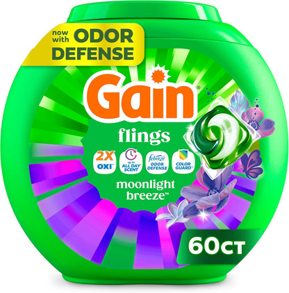 Gain_Flings_Liquid_Washing_Detergent_Pacs_with_Odor_Defense_+_Color_Guard,_Moonlight_Breeze_Scent,_4-In-1_Liquid_Laundry_Detergent_Pods,_Clean_&_Fresh,_60_Count_(Packaging_May_Vary)