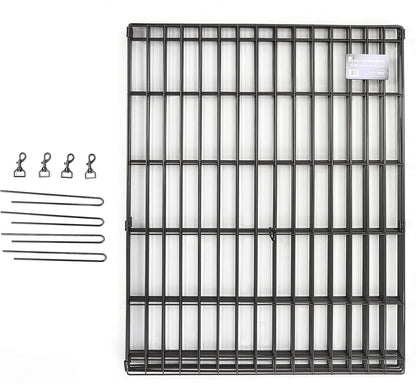 MidWest_Homes_for_Pets_30-Inch_Exercise_Pen,_for_Indoor_and_Outdoor_Use,_16_Sq_Feet_of_Play,_Single_Door_Folding_Dog_Pen,_with_Large_Door_Opening_&_Secure_Latch,_Easy_to_Set_Up,_Foldable_Dog_Playpen