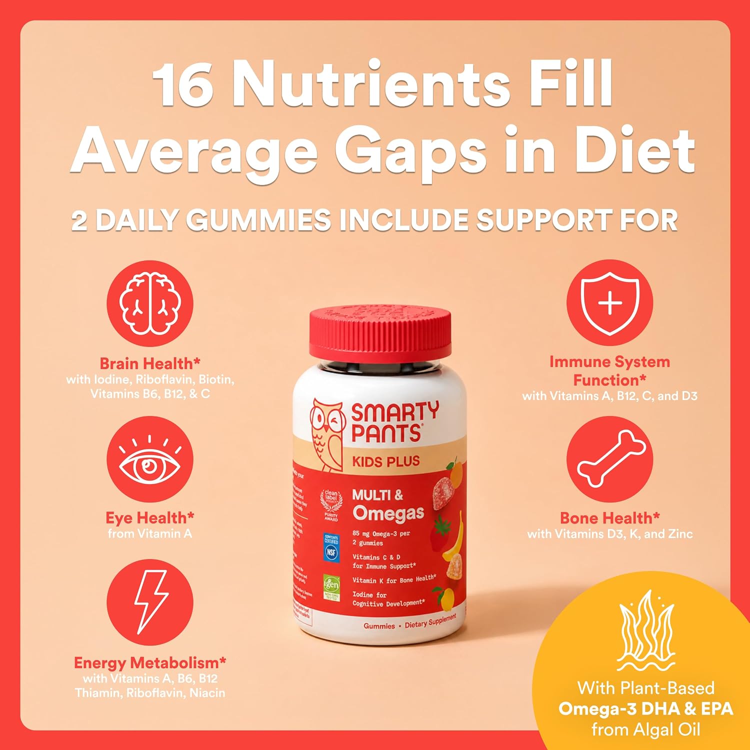 SmartyPants_Kids_Multivitamin_Gummies_with_Omega_3_DHA/EPA,_Vitamins_D3,_C,_B12,_B6,_A,_K,_and_Zinc,_Gluten_Free,_Clean_Label,_Three_Fruit_Flavors,_60_Gummies_(30_Day_Supply)
