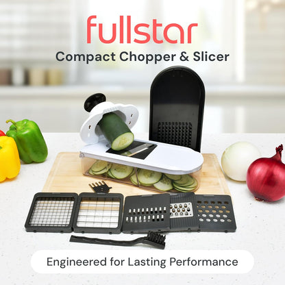 Fullstar_Core_Vegetable_Chopper_-_Chop_and_Slice_Lid_-_Food_Chopper_with_Container,_Veggie_Chopper,_Fruit_Slicer,_Onion_Dicer_-_Meal_Prep_Essential_-_Kitchen_Gadgets_and_Gifts_(6_in_1,_White/Black)