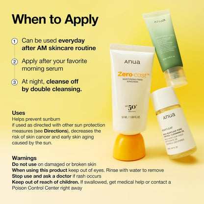 Anua,_Zero-Cast_Moisturizing_Sunscreen_SPF_50,_Glow_Natural_Sunscreen_for_face,_No_White_Cast,_Hyaluronic_Acid,_Niacinamide,_Oil-Free,_Korean_Skincare,_1.69_fl_oz