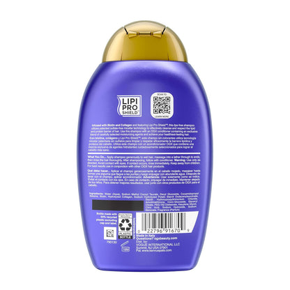 OGX_Thick_&_Full_+_Biotin_&_Collagen_Volumizing_Shampoo,_Nutrient-Infused_Hair_Shampoo_with_Vitamin_B7_Biotin_Gives_Hair_Volume_&_Body_for_72+_Hours,_Sulfate-Free_Surfactants,_13_fl._oz