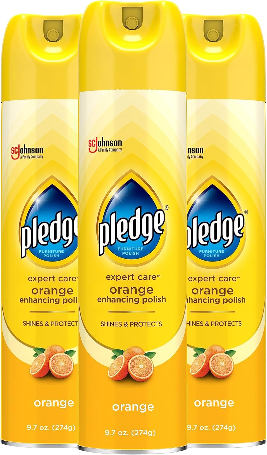 Pledge_Enhancing_Polish,_Wood_&_Furniture_Spray,_Orange_Scent,_9.7oz_(Pack_of_3)