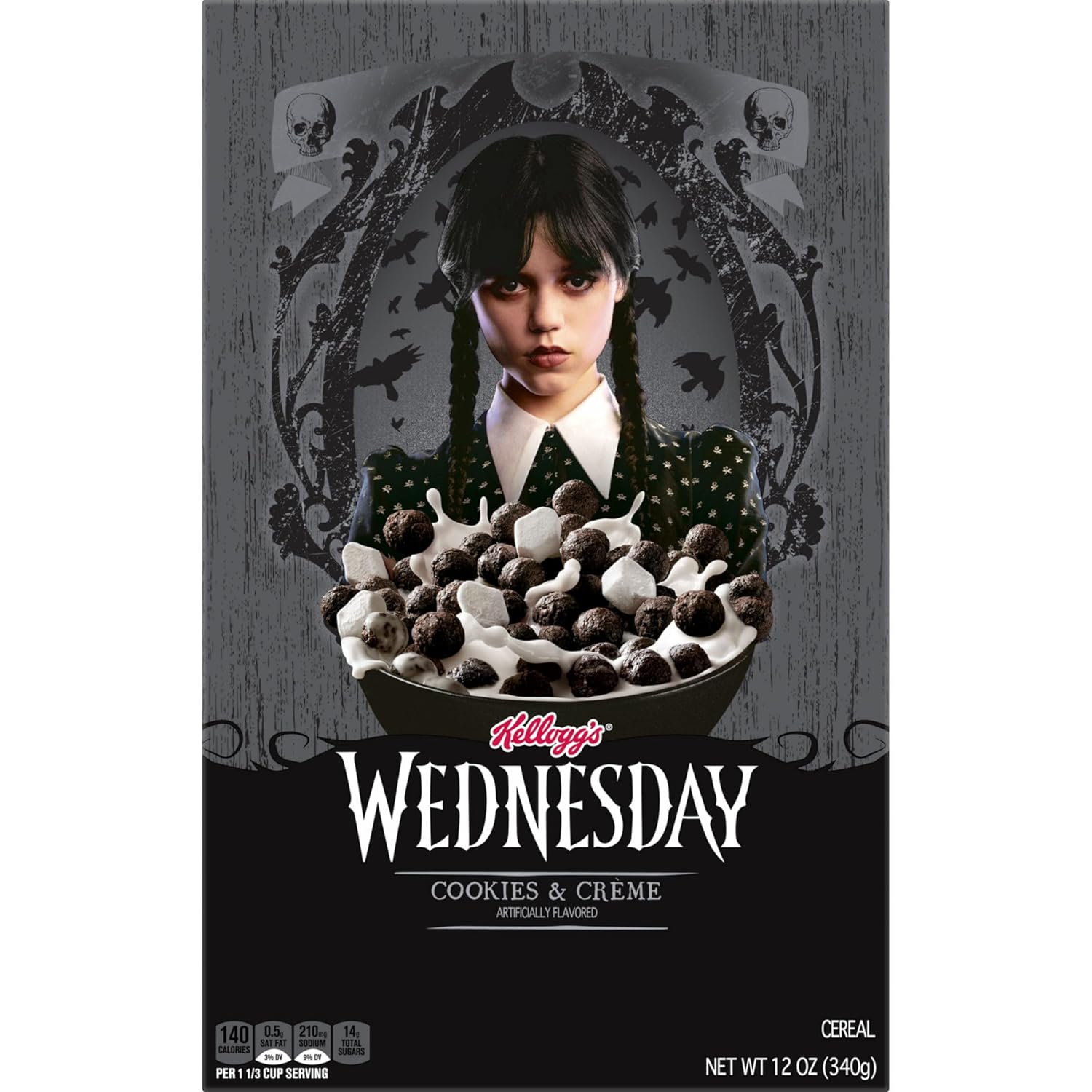 Kellogg's_Wednesday_Breakfast_Cereal,_Kids_Cereal,_Breakfast_Food,_Cookies_and_Creme,_12oz_Box_(1_Box)