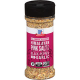 McCormick Himalayan Pink Salt with Black Pepper and Garlic All Purpose Seasoning, 18.5 oz