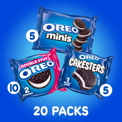 OREO_Lovers_Variety_Pack,_OREO_Minis_and_Double_Stuf_Chocolate_Sandwich_Cookies,_OREO_Cakesters_Soft_Snack_Cakes,_20_Snack_Packs