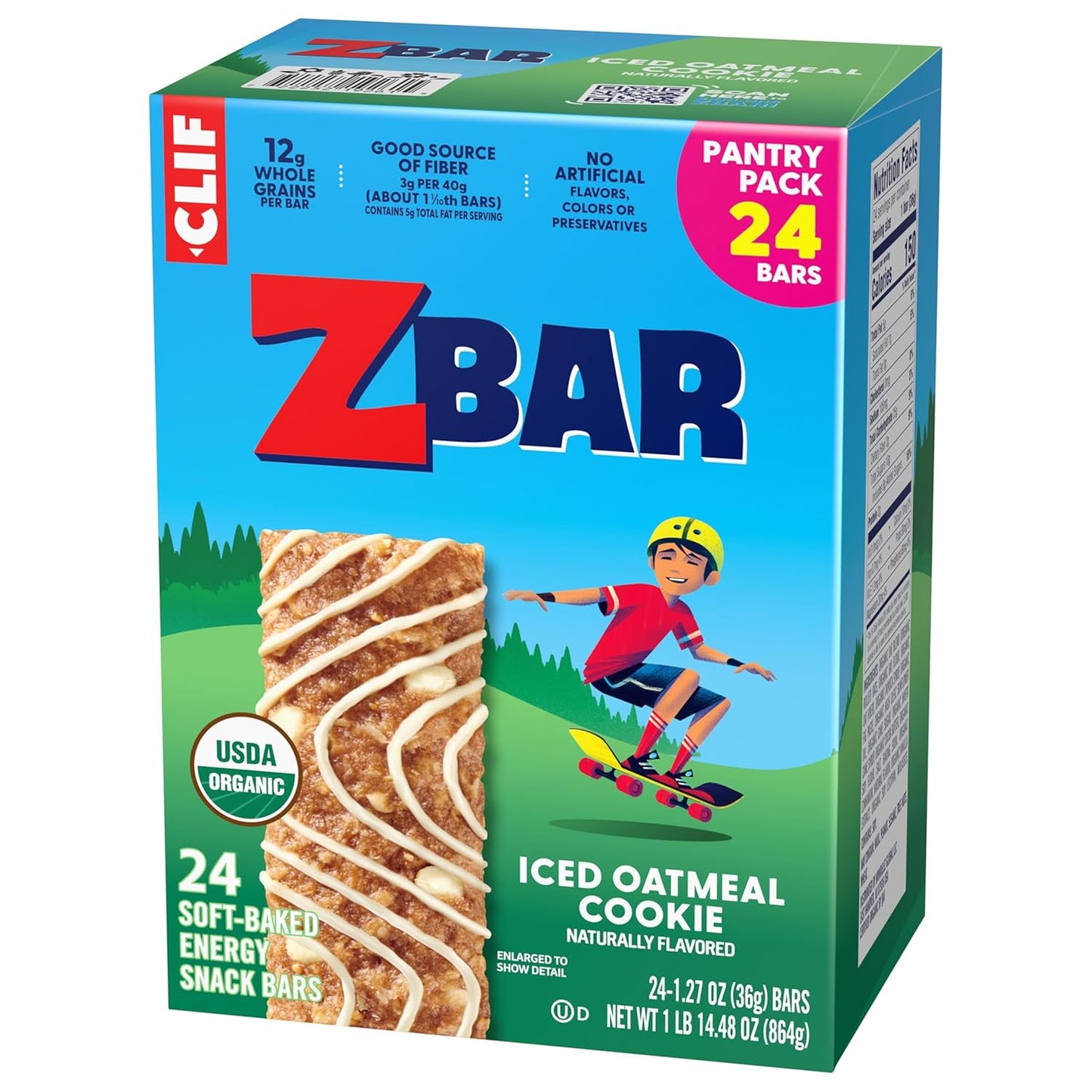 Zbar_-_Iced_Oatmeal_Cookie_-_Soft-Baked_Energy_Snack_Bars_-_Non-GMO_-_12g_Whole_Grains_-_USDA_Organic_Granola_Bars_(24_Pack)