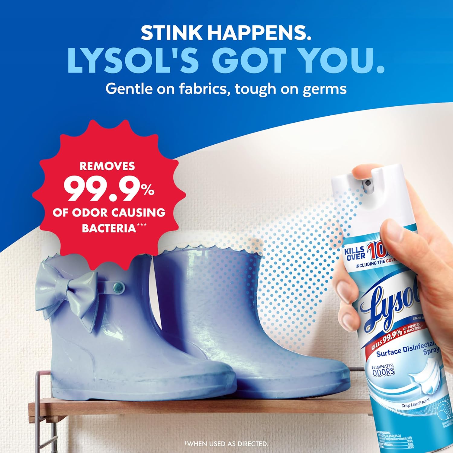 Lysol_Disinfectant_Spray,_Household_Essential_Cleaning_Supplies,_Multi-Purpose_Room_Spray,_Antibacterial_Sanitizer_Spray,_Upholstery_Deodorizer,_Home_and_Bathroom,_Crisp_Linen,19_Fl_Oz_(Pack_of_12)