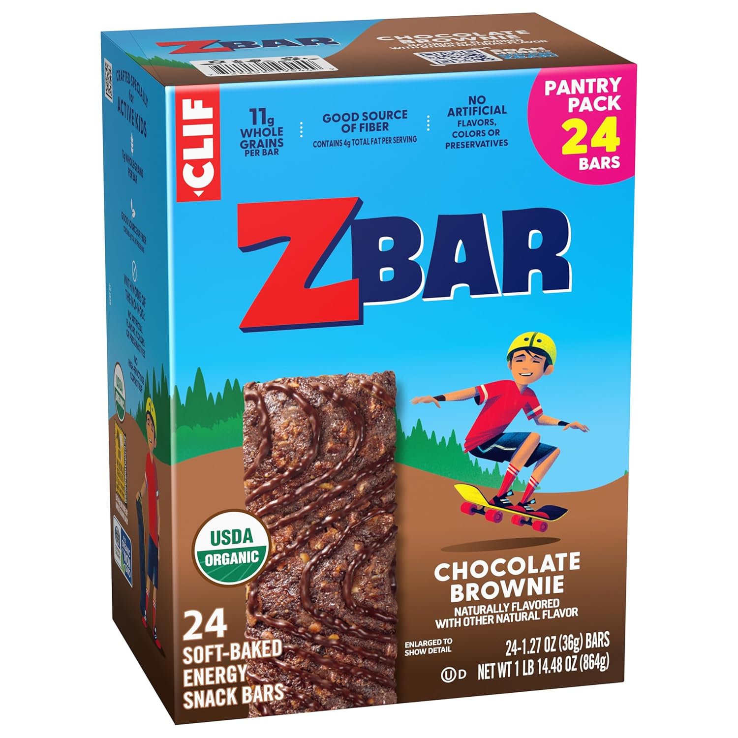 Zbar_-_Chocolate_Brownie_-_Soft-Baked_Energy_Snack_Bars_-_Non-GMO_-_11g_Whole_Grains_-_USDA_Organic_Granola_Bars_(24_Pack)