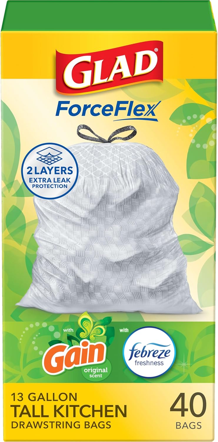 Glad_ForceFlex_Tall_Kitchen_Trash_Bags,_13_Gallon,_Gain_Original,_40_Count_(Package_May_Vary)