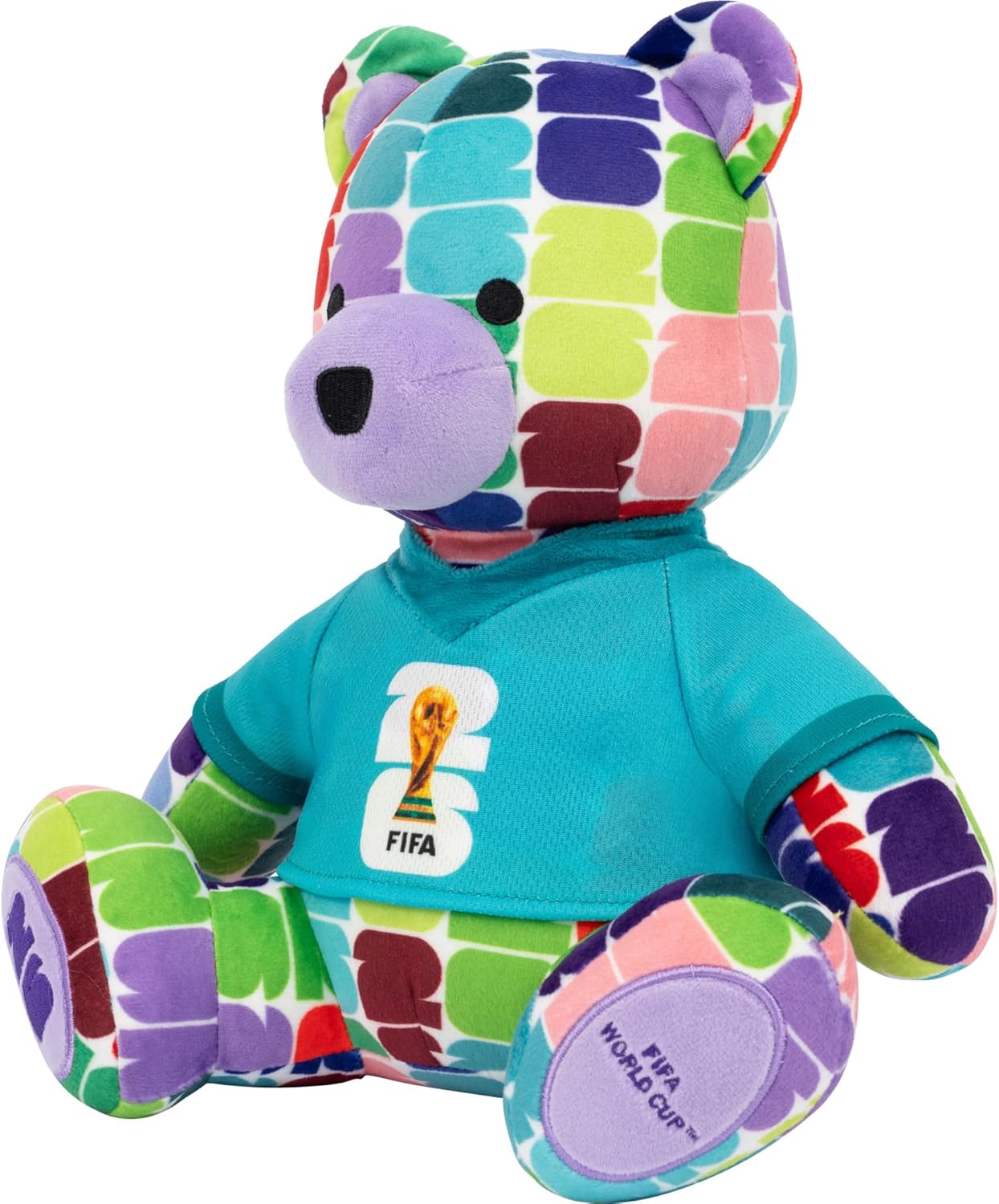 Jazwares_FIFA_World_Cup_2026_10-Inch_Colorful_Bear_Plush_-_Official_2026_World_Cup_Collectible_with_FIFA_Trophy_Logo_Tee_-_Ages_3+