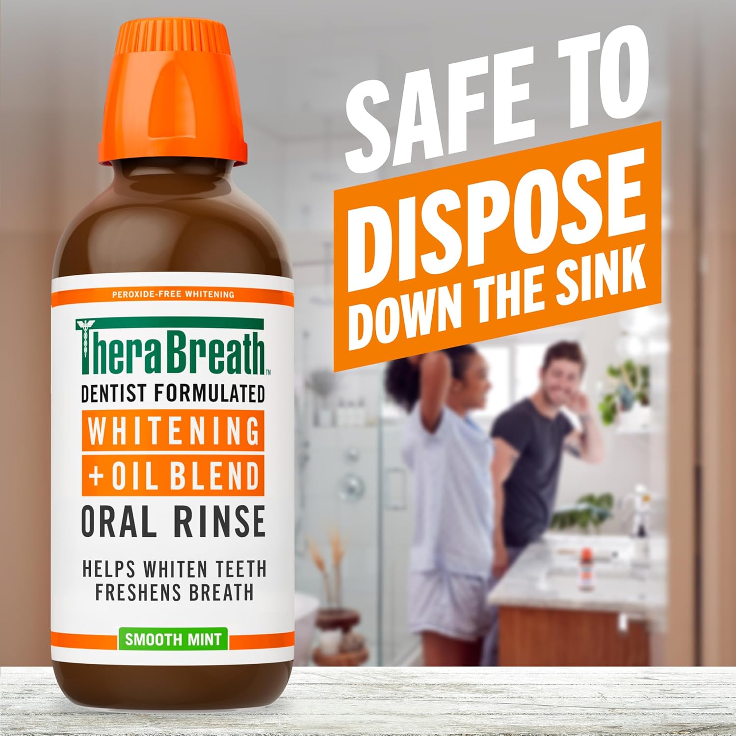 TheraBreath_Whitening_+_Oil_Blend_Oral_Rinse,_Alcohol-Free_&_Peroxide-Free_Mouthwash_Helps_Whiten_Teeth_&_Freshen_Breath,_Smooth_Mint,_16_Fl_Oz
