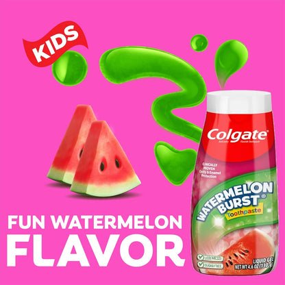 Colgate_Anticavity_Kids_Toothpaste_with_Fluoride_for_Ages_2+,_Watermelon_Burst_Flavor_-_4.6_Ounce_(4_Pack)