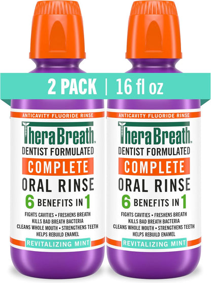 TheraBreath_Complete_Mouthwash,_6-in-1_Benefits,_Alcohol-Free,_Revitalizing_Mint_(2_Pack)