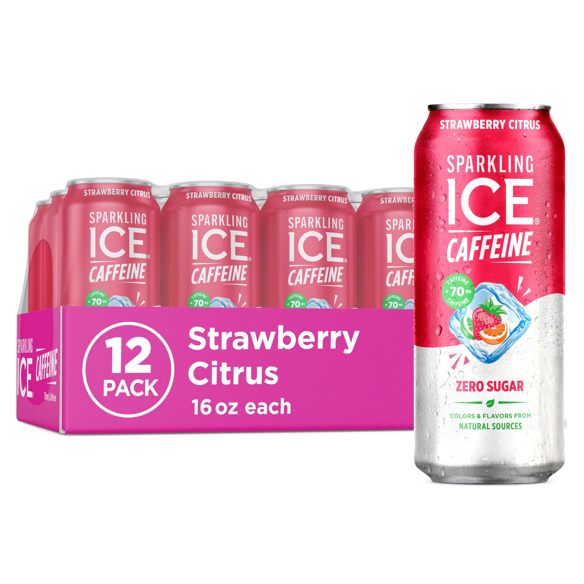 Strawberry Citrus - 16 Fl Oz (Pack of 12)