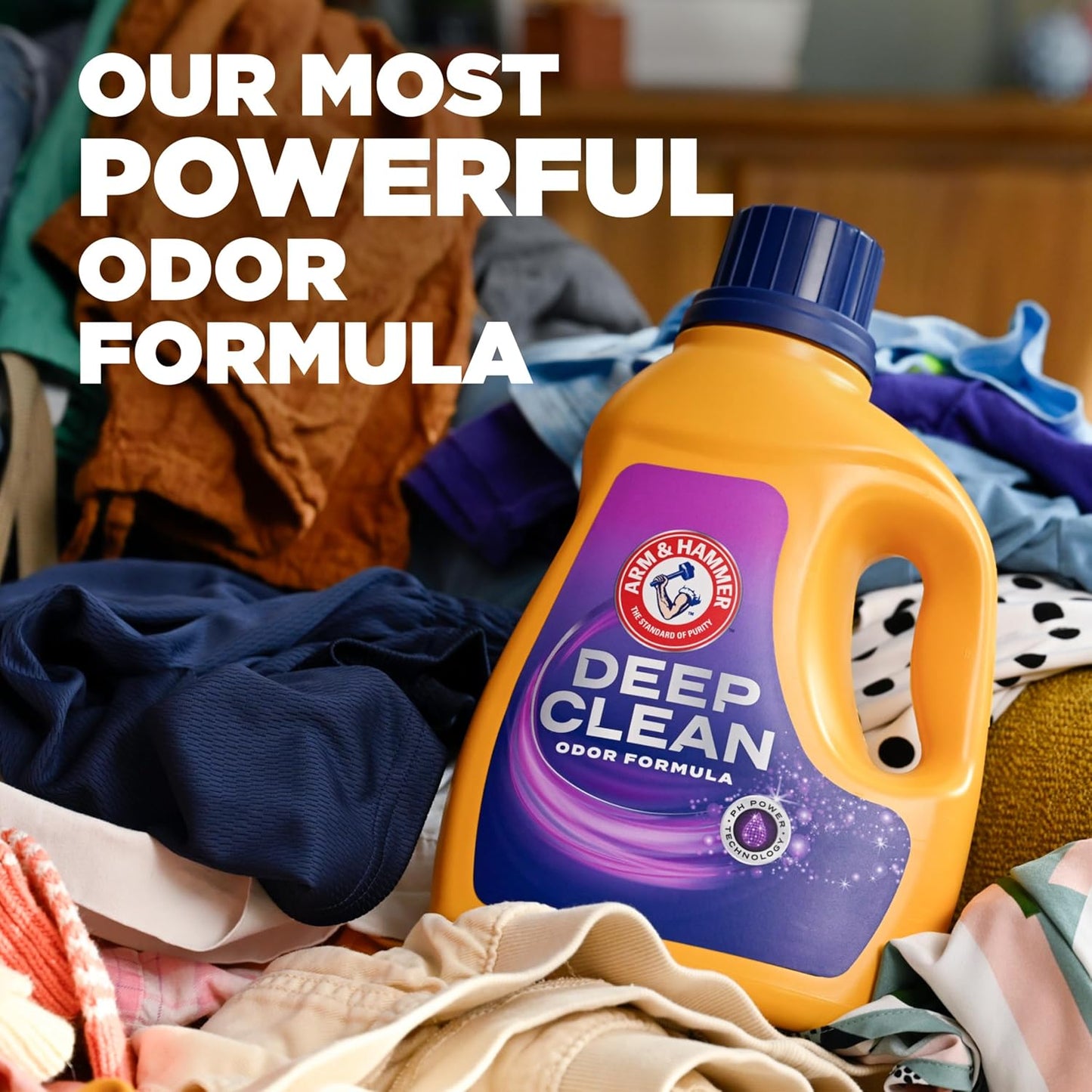 ARM_&_HAMMER_Deep_Clean_Odor_Formula_Laundry_Detergent_Power_Paks,_Radiant_Burst_Scent,_32_Count,_32_Loads