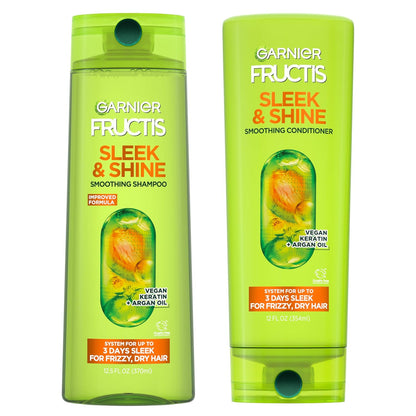 Garnier_Fructis_Sleek_&_Shine_Shampoo_(22_Fl_Oz)_+_Conditioner_(21_Fl_Oz)_Set_for_Frizzy,_Dry_Hair,_Plant_Keratin_+_Argan_Oil_(2_Items),_1_Kit_(Packaging_May_Vary)