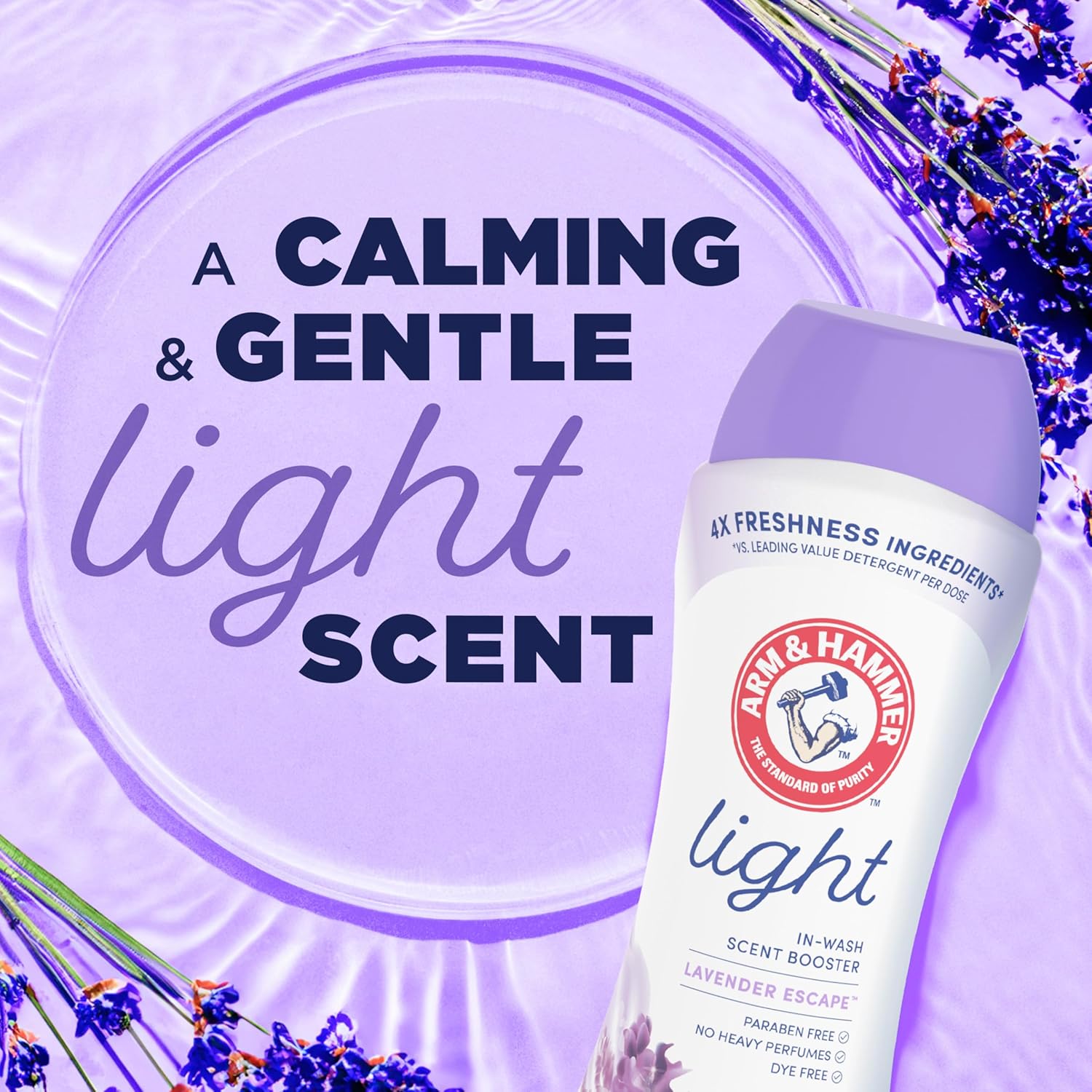 ARM_&_HAMMER_Light_In-Wash_Scent_Booster,_Laundry_Scent_Booster_Lavender_Escape_scent,_24_Oz
