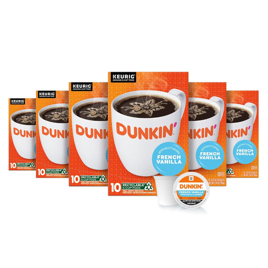 Dunkin’_French_Vanilla_Artificially_Flavored_Coffee,_Keurig_K-Cup_Pods,_10_Count_Boxes_(Pack_of_6)
