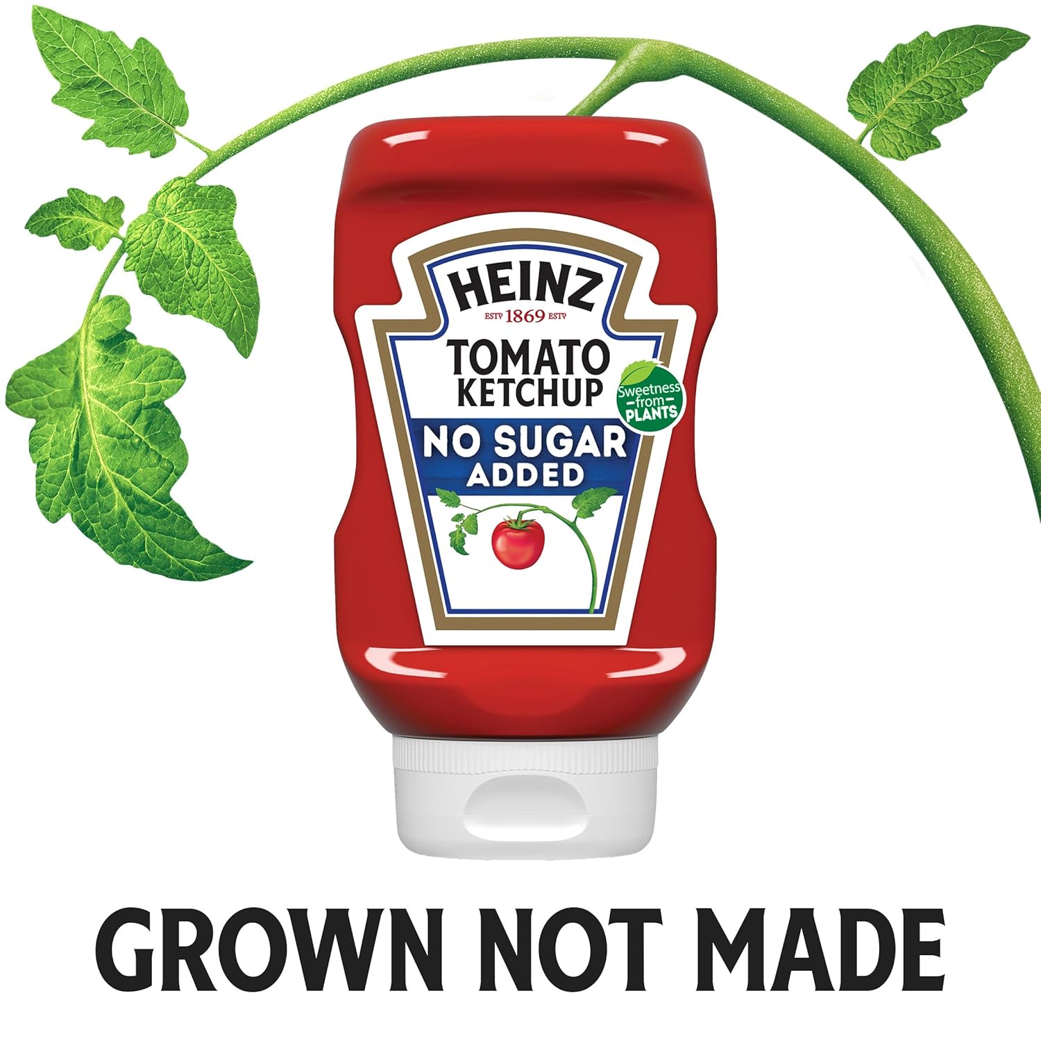 Heinz_Tomato_Ketchup_with_No_Sugar_Added,_13_oz_Bottle
