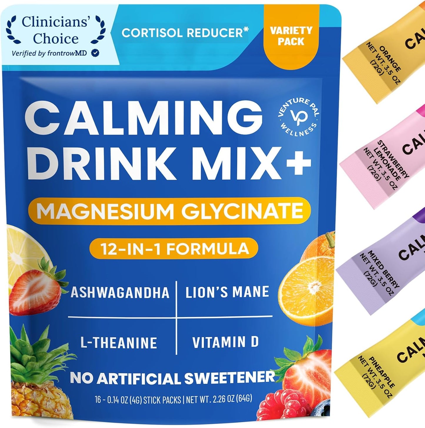 Venture_Pal_Calm_Drink_Mix,_12-in-1_Cortisol_Reducer_and_Sleep_Aid_with_Magnesium_Glycinate,_Ashwagandha,_L-Theanine,Vitamin_D,_Calm_Magnesium_Powder_for_Relax_&_Focus,_No_Sugar,_Non_GMO