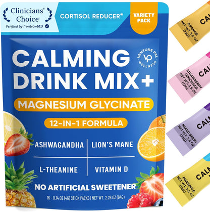 Venture_Pal_Calm_Drink_Mix,_12-in-1_Cortisol_Reducer_and_Sleep_Aid_with_Magnesium_Glycinate,_Ashwagandha,_L-Theanine,Vitamin_D,_Calm_Magnesium_Powder_for_Relax_&_Focus,_No_Sugar,_Non_GMO