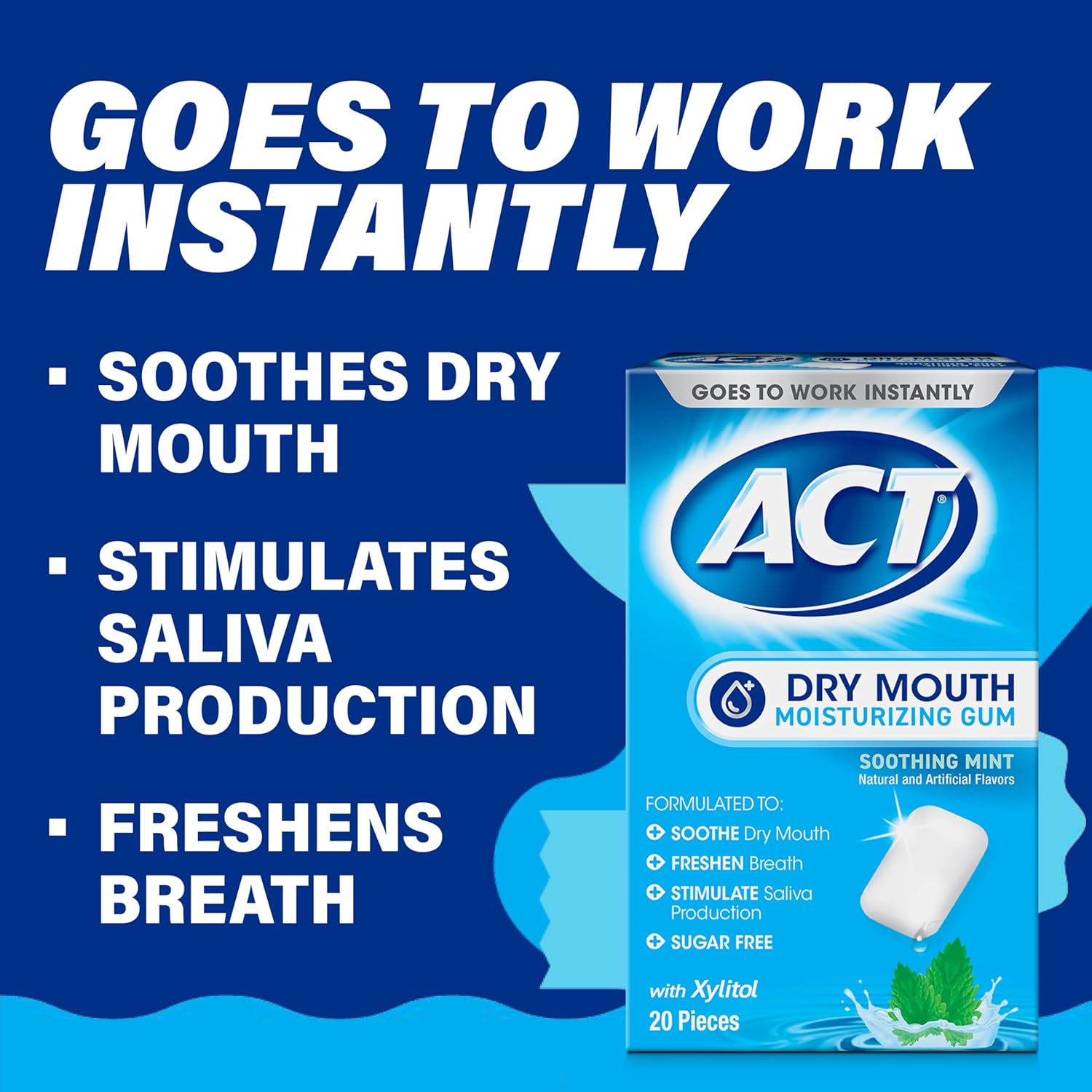 ACT_Dry_Mouth_Moisturizing_Gum,_20_Pieces,_With_Xylitol,_Sugar_Free_Soothing_Mint