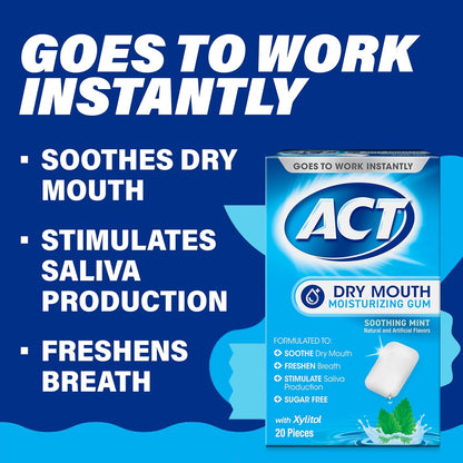 ACT_Dry_Mouth_Moisturizing_Gum,_20_Pieces,_With_Xylitol,_Sugar_Free_Soothing_Mint
