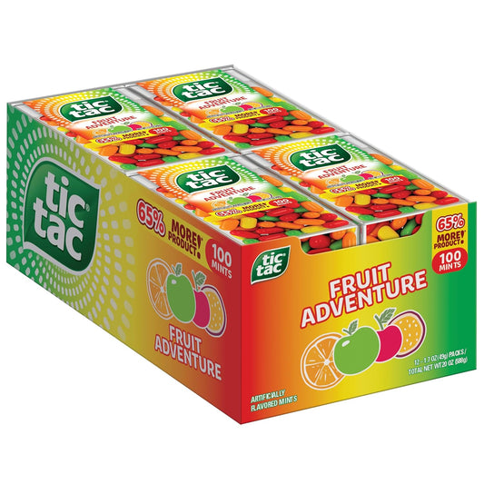 Tic_Tac_Fruit_Adventure,_On-the-Go_Pocket-Sized_Mints,_100_pieces,_Bulk_12_Pack,_1.7_oz_Each